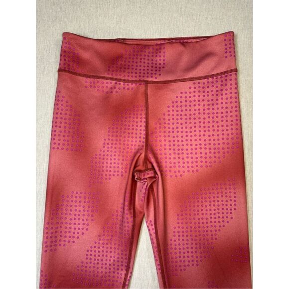 Nike Women’s Dri Fit Leggings Pink Polka Dots Sz XL - Picture 3 of 7